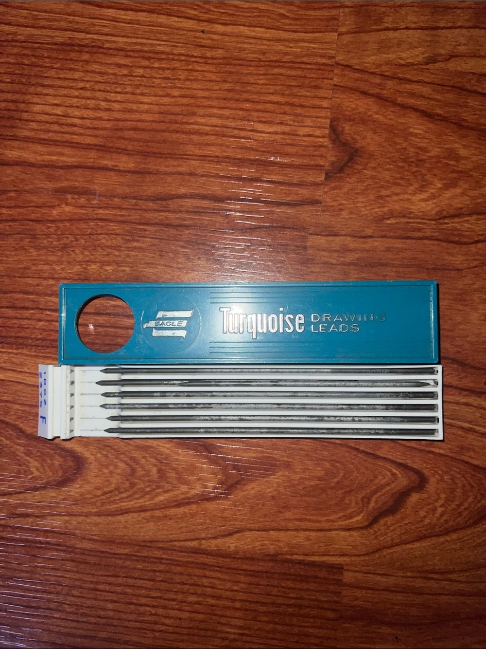 Vintage Eagle Turquoise 2375 F Drawing Leads